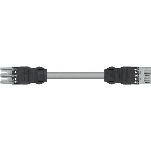 Wago SERIE 771 Patchkabel gebouwinstallatie 3p Contrastekker (female) Stekker 8000mm