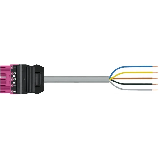 Wago SERIE 771 Patchkabel gebouwinstallatie 5p Stekker Vrij kabeluiteinde 2000mm
