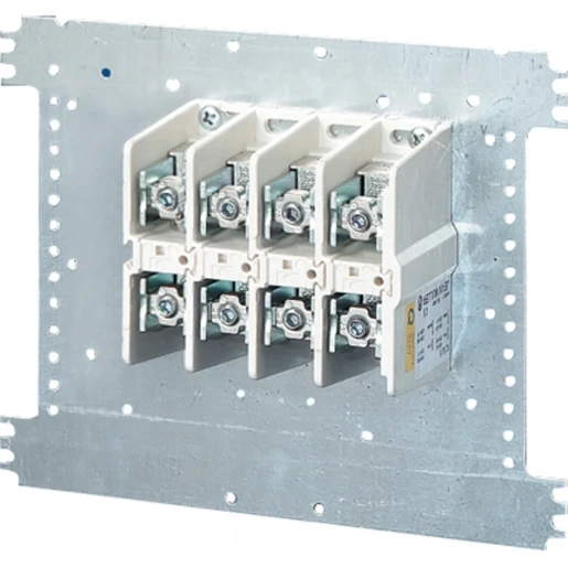Hensel Mi Aansluitsklem 250A 16-150 mm² Cu/Alu 4 polig op montageplaat