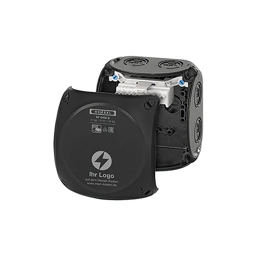 Hensel MB Kabeldoos IP66/67/69 BM2 0,75-4mm² 5 polig Invoer M20/25 Zwart