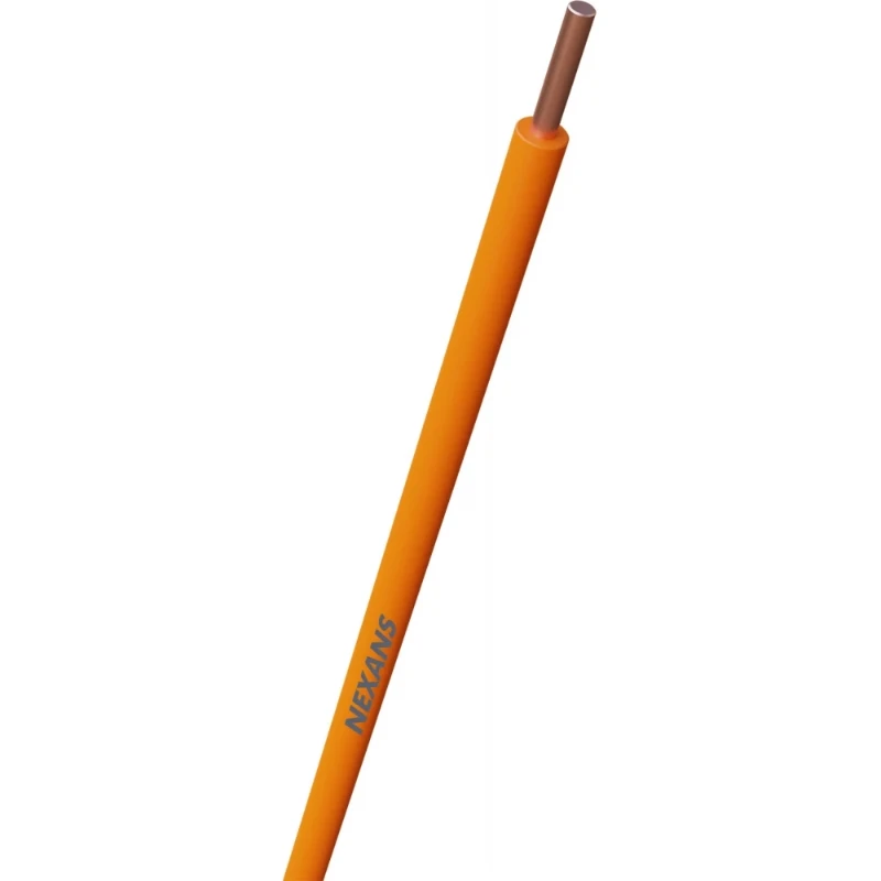 Nexans H07V-U Eca Installatiedraad 1.5mm² oranje 100M 10570892