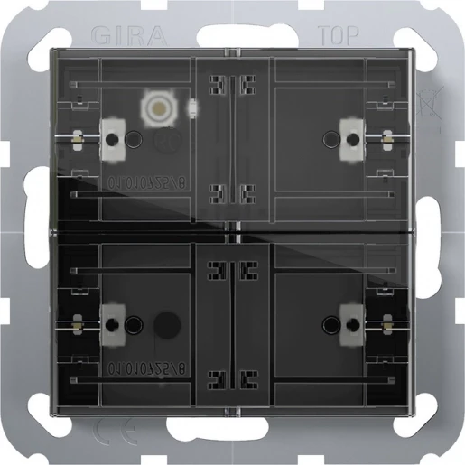 Gira TS4 KNX tastsensensor komfort KNX 2-voudig inbouw IP21 504200
