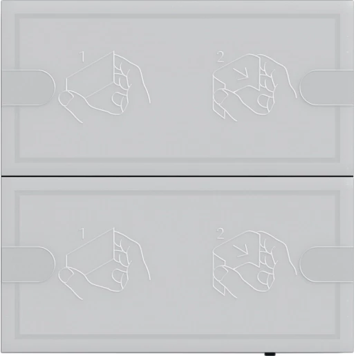 Gira TS4 Tastsensor 2-voudig antraciet inbouw IP20 5052028