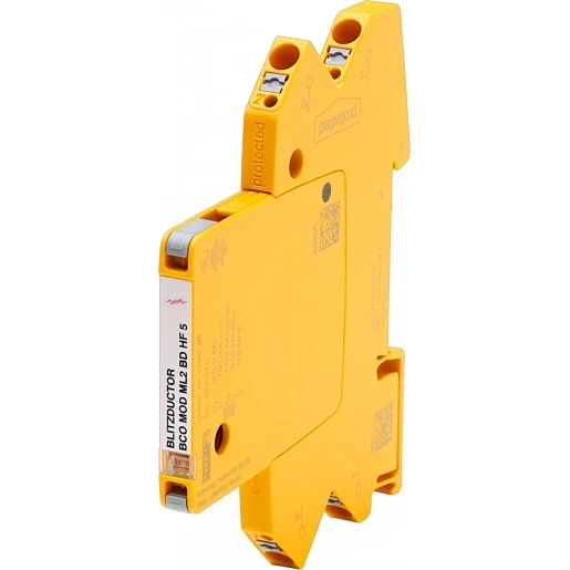 Dehn Modular combined arrester for 1 pair BLITZDUCTORconnect with fault indication