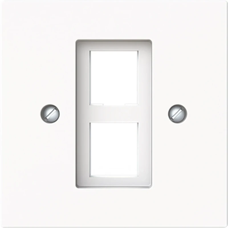 ABB Busch-Jaeger Art linear Centraalplaat MJ 216000-2/216005-4 Basiselement met centrale afdekplaat 2 connectoren Zonder label wit 2CKA001753A9927