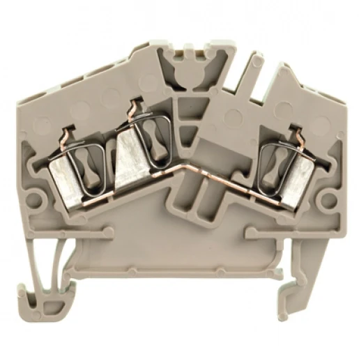 Weidmuller Verbindingsrijgklem 0,5-4mm² eendr. 0,5-4mm² meerdr. Beige