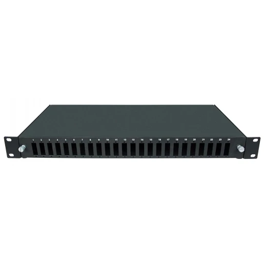 Gigamedia Glasvezellade 24 st simplex zwart