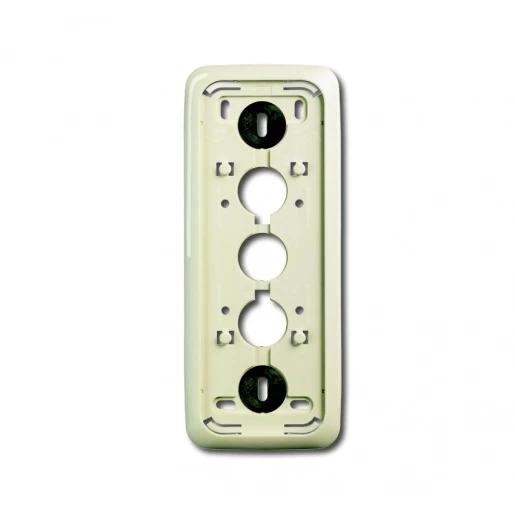 ABB Busch-Jaeger AP bodemplaat schakelmateriaal 2099-0-0248 3-voudig Verticaal Mat wit RAL 1013 2CKA002099A0248