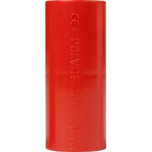 Pipelife Pvc sok 19mm rood ral2002