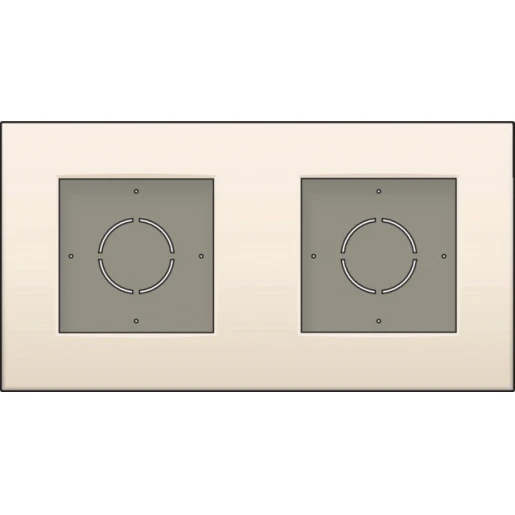 Niko Opbouwdoos 2-voudig beige Horizontaal en verticaal 100-80200