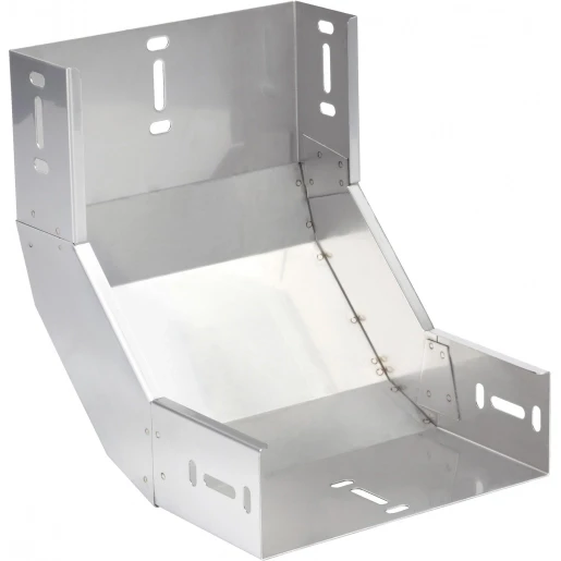Stago ES114 bocht / hoekstuk kabelgoot stijgstuk 120x60mm RVS CSU76661230