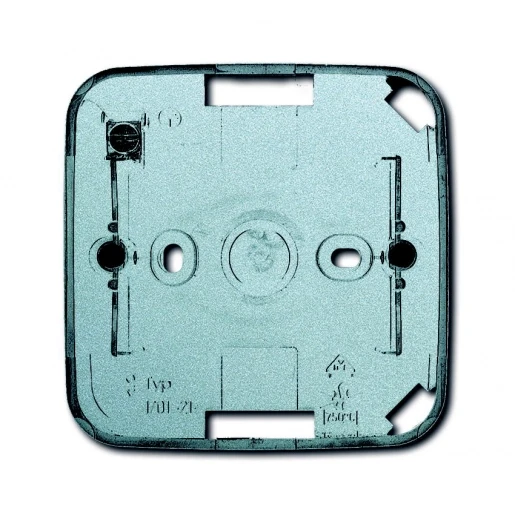 ABB Busch-Jaeger Future Opbouwbak met bodem 1-voudig aluminium Horizontaal en verticaal 2CKA001799A0905