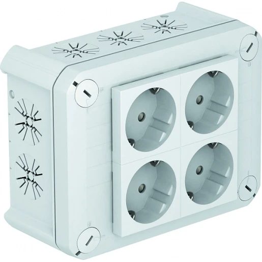 OBO Kabeldoos nl m25 10mm2 500v ip33 150x116x67 pp lichtgrijs ral 703