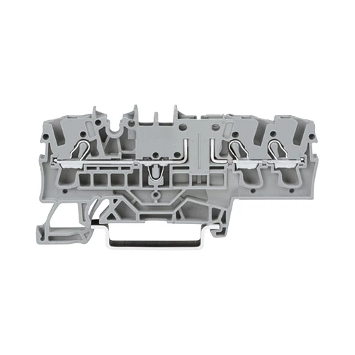Wago Serie 2002 Verbindingsrijgklem 0,75-4mm² eendr. 0,25-2,5mm² meerdr. Grijs