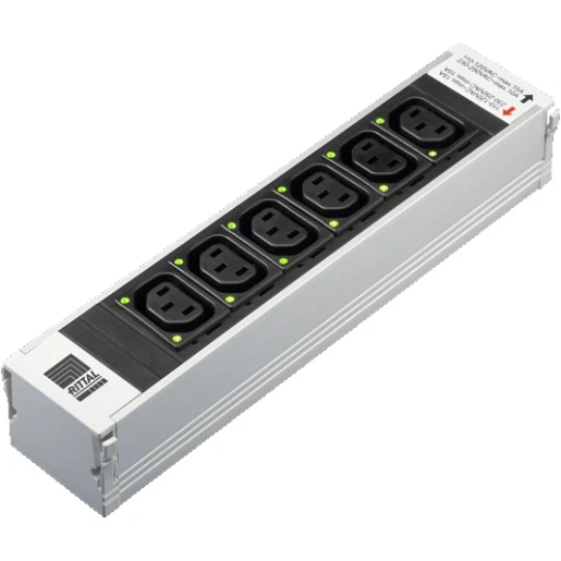 Rittal DK contactdoos psm insteekmodule 6xc13 + led-zekering 16A 7859120