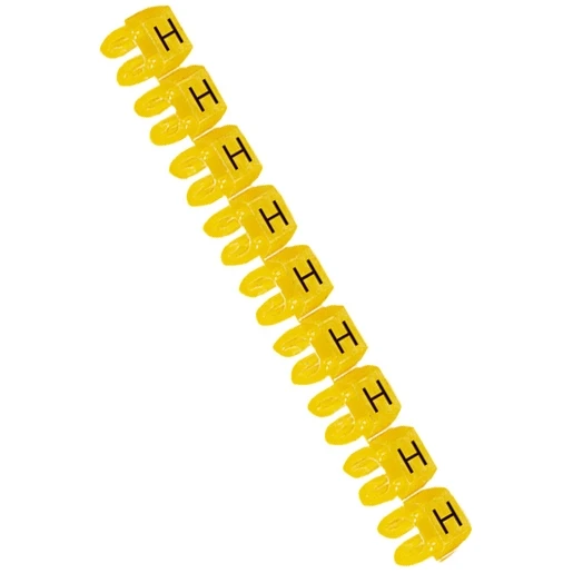 Legrand CAB 3 adercodering Schriftvorm 0.4-0.8mm Klemmen (snap) Geel