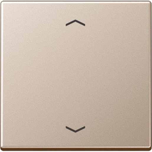 Jung A range afdekking a500 standaard 1730je champagne enkelvoudig Mat RAL 1013 A1700PCH