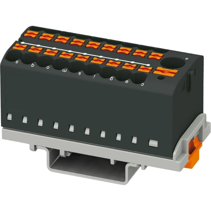 Phoenix Contact PTFIX Verbindingsrijgklem 0,14-4mm² eendr. 0,14-2,5mm² meerdr. Zwart