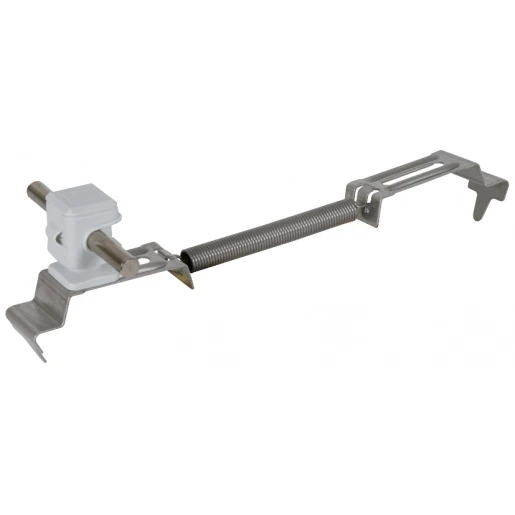 Dehn Roof con.hol.spannsnap stst/plast.grey h 16mm f.rd 8mm clamp.ran