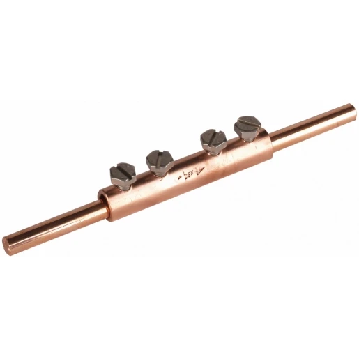 Dehn Connecting sleeve cu f.rd 8mm with 4 screws m6x8mm