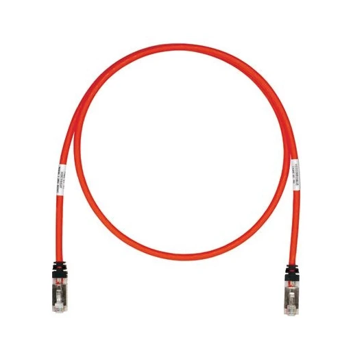 Panduit Koperen patchkabel S / FTP Cat6A (IEC) RJ45 8(8) 15M rood STP6X15MRD