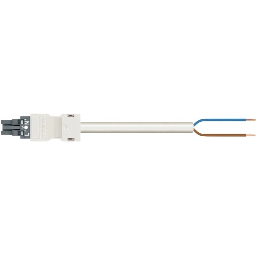 Wago SERIE 771 Patchkabel gebouwinstallatie 2p Contrastekker (female) Vrij kabeluiteinde 4000mm