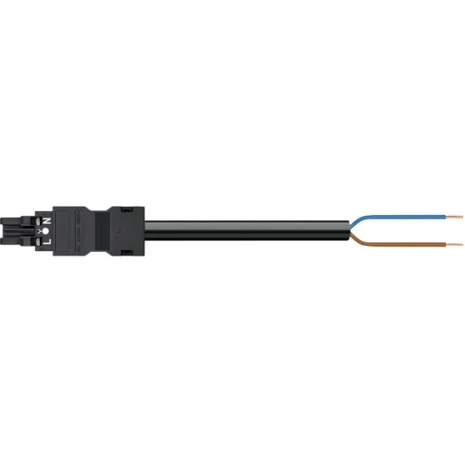 Wago SERIE 771 Patchkabel gebouwinstallatie 2p Contrastekker (female) Vrij kabeluiteinde 7000mm
