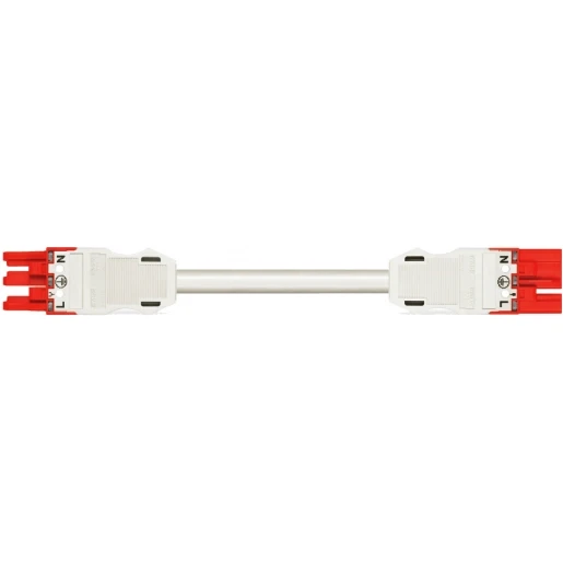 Wago SERIE 771 Patchkabel gebouwinstallatie 3p Contrastekker (female) Stekker 6000mm