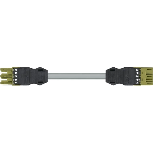 Wago SERIE 771 Patchkabel gebouwinstallatie 3p Contrastekker (female) Stekker 8000mm