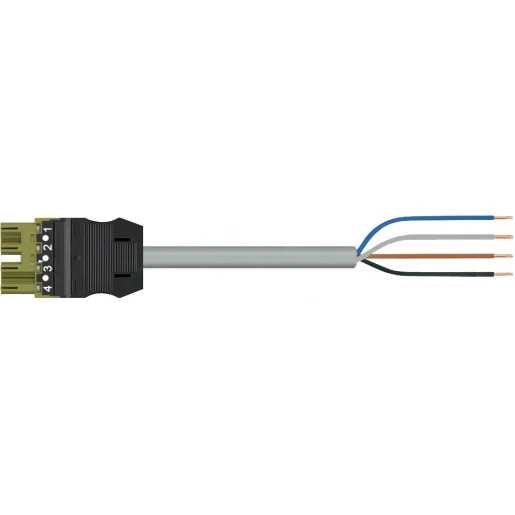 Wago SERIE 771 Patchkabel gebouwinstallatie 4p Stekker Vrij kabeluiteinde 1000mm