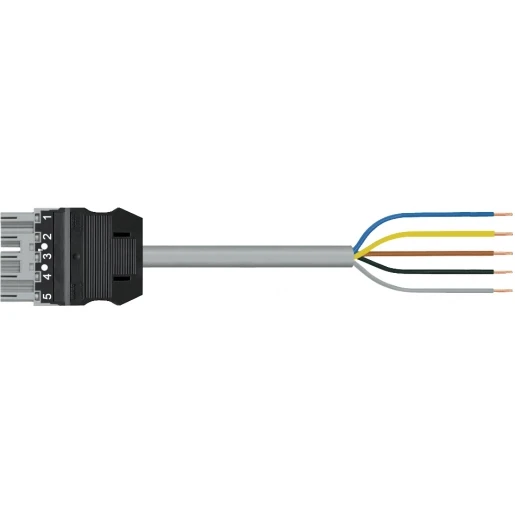 Wago SERIE 771 Patchkabel gebouwinstallatie 5p Stekker Vrij kabeluiteinde 3000mm
