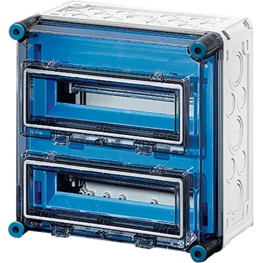 Hensel Enymod Installatiekast leeg BM2 P + N 2x12 modulen Kunststof IP65 MI 1222