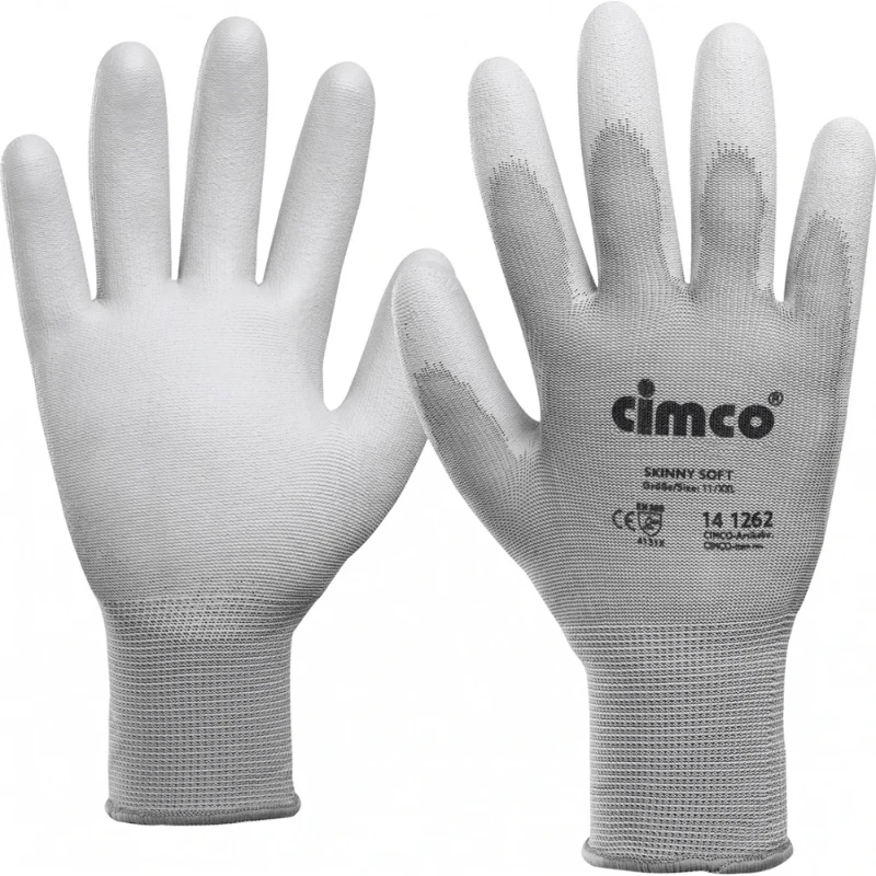 Cimco Werkhandschoenen Skinny Soft grijs Maat 9