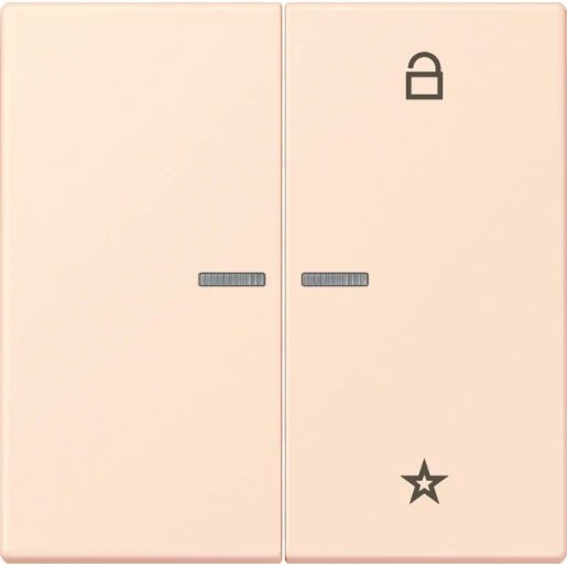 Jung LS range stuurafdekking universeel lc32082 2-voudig Mat FMLC1701226