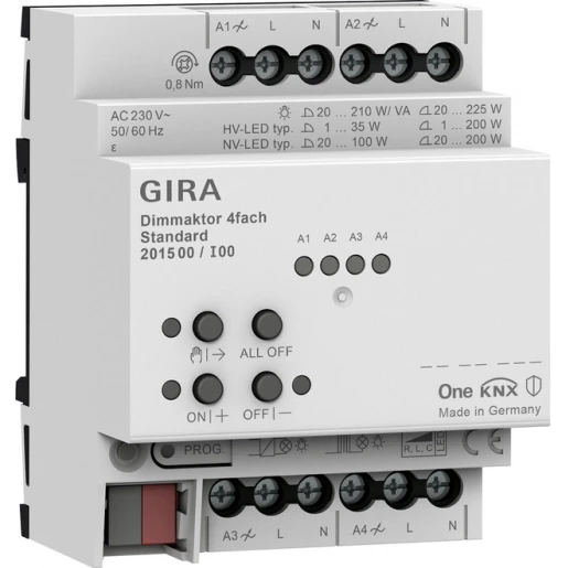 Gira Dimact. 4-v diN-rail Std KNX Secure