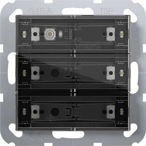 Gira TS4 KNX tastsensor komfort voor Gira One KNX 3-voudig inbouw IP21 504300