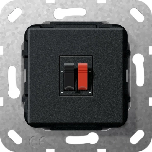 Gira Non-Design Centraalplaat Luidsprekeraansluiting Basiselement met centrale afdekplaat Zonder label 569210