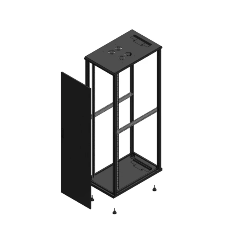 Gigamedia Vloer patchkast AV enkel TOL SP EX 19" 47HE 600x1000mm Zwart GGM 7047610PTSSPEX