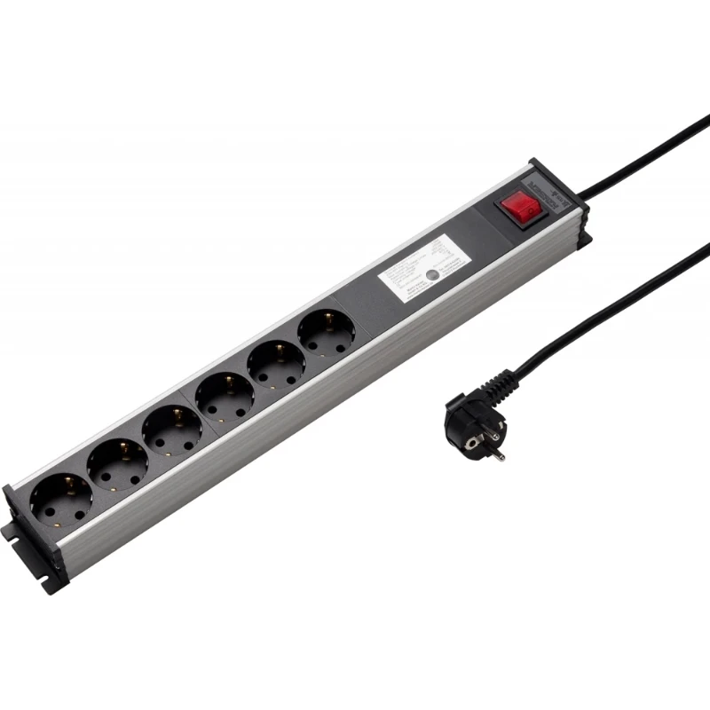 Martin Kaiser Contactdooscombinatie met shutter schakelaar 6RA 16A IP20 snoer 3m 1335KZL6SW3