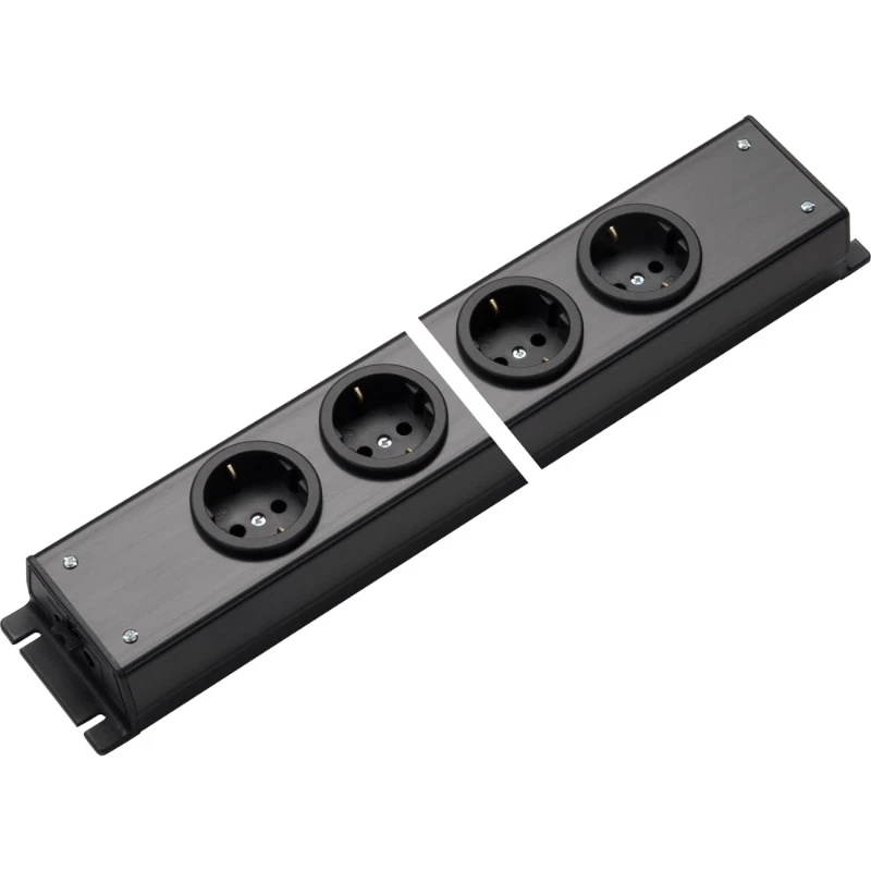 Martin Kaiser contactdooscombinatie stekerbaar 4RA 16A IP20 1054/4-2/SW