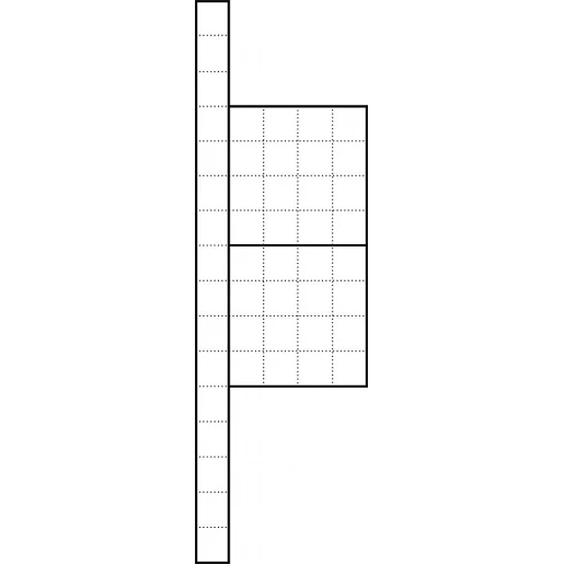 Siedle Communicatiezuil Vrijstaand aluminium 3 modules 1644mm 200024486-00