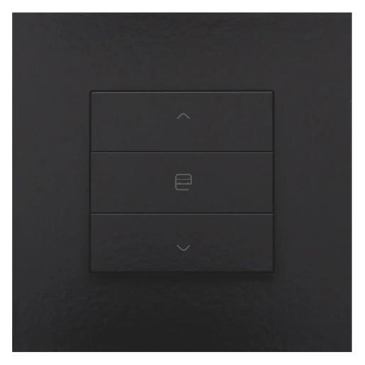 Niko Home Control Bediening motorsturing 3-voudig zwart inbouw IP20 200-51033