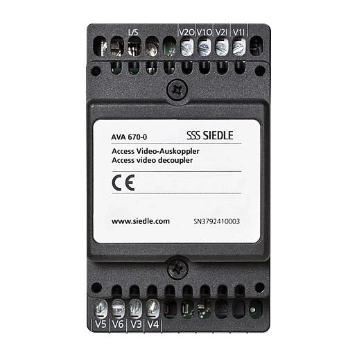 Siedle Aanvullende apparatuur deur- video-intercom DIN-rail 200044165-00