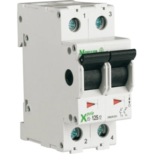 Eaton Hoofdschakelaar is-63/2-63a-2 polig-breedte 2te