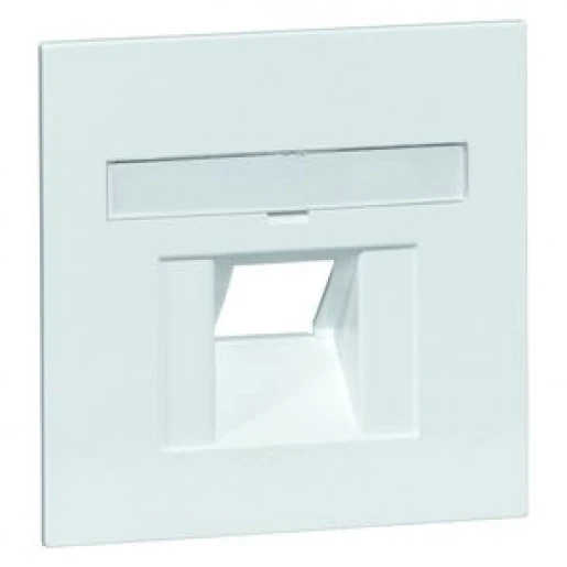 Peha Aura Centraalplaat UAE/IAE 1 connector Met label aluminium 00154611