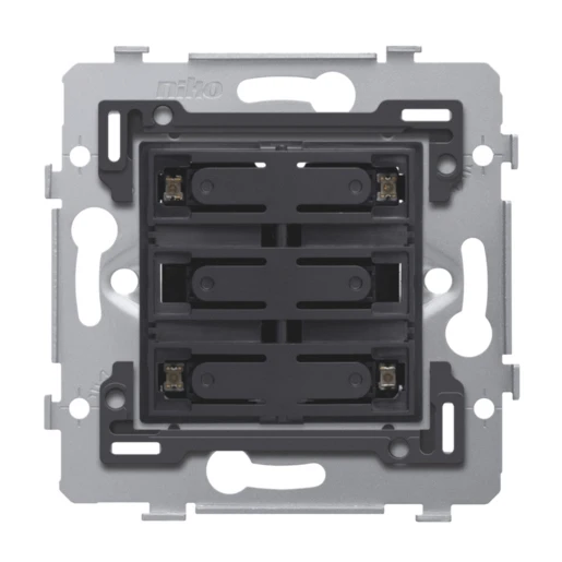 Niko Drukknop + LED inbouw groepen drukcontact Druk-/tiptoetscontact 170-47151
