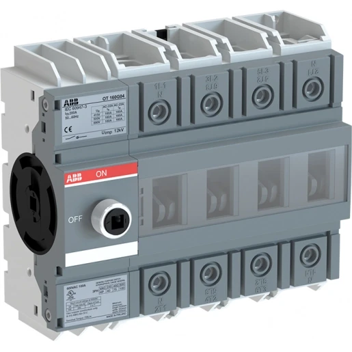 ABB OT-serie Lastscheider IP2X 4p 160A