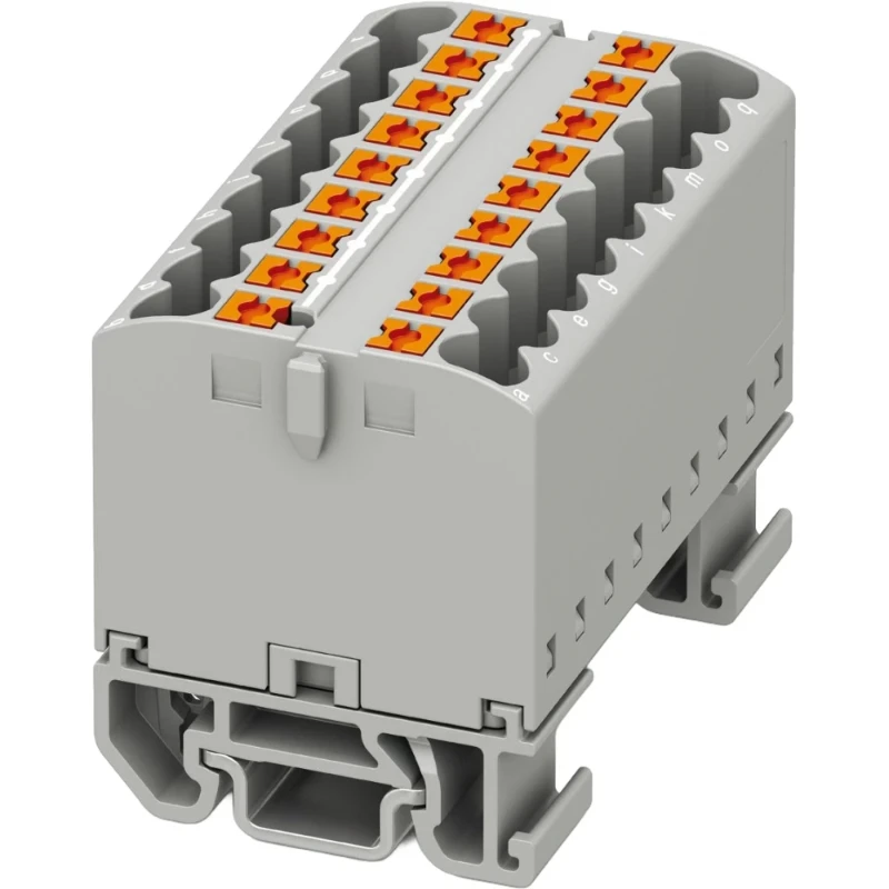 Phoenix Contact PTFIX Verbindingsrijgklem 0,14-4mm² eendr. 0,14-2,5mm² meerdr. Grijs