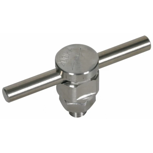 Dehn Ks connector stst 200ka f.rd 10mm single-part with spring washer