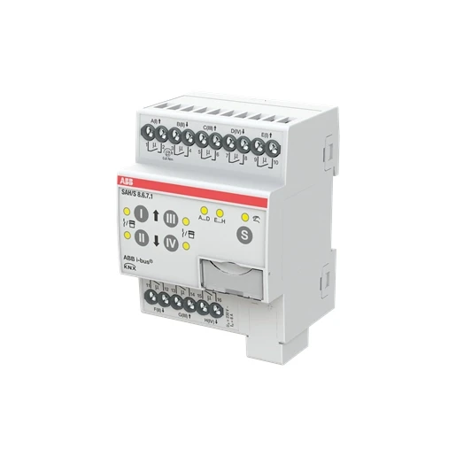 ABB Busch-Jaeger Schakel/jaloezie aktor residentieel knx 8-voudig 6 ampere